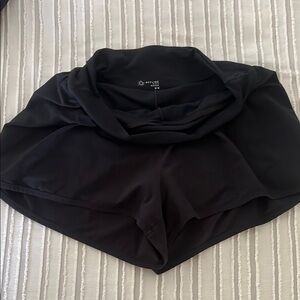 Aerie Black Skorts Lightweight Elastic Waistband